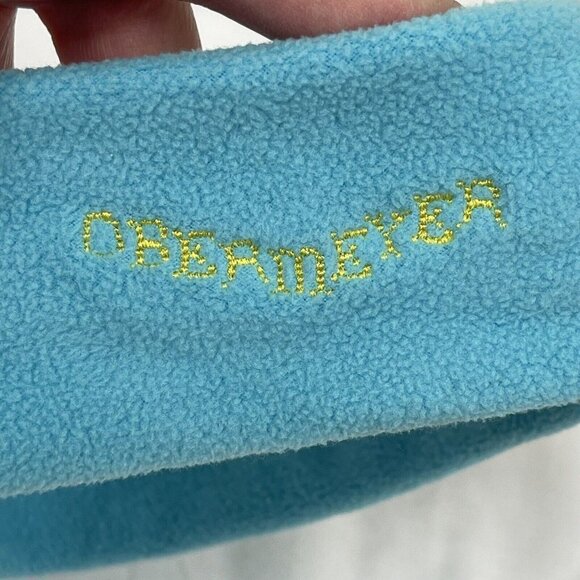 Obermeyer Headband Ear Warmer Ski Snowboard Girls Flower Blue Yellow Soft - Picture 2 of 5